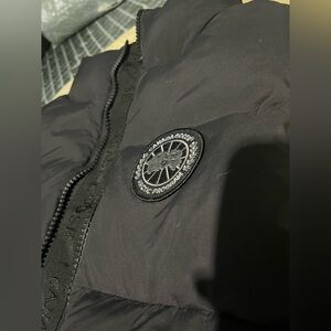 Canada Goose Black Zippered Jacket